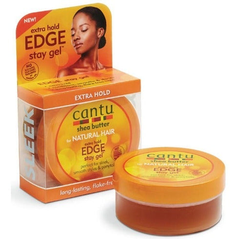 Cantu Shea Butter Natural Hair Extra Hold Edge Stay Gel 64g